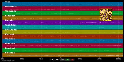 Prinzengarde Marsch  - Kapelle Hardy von den Driesch (MIDI individual tracks)