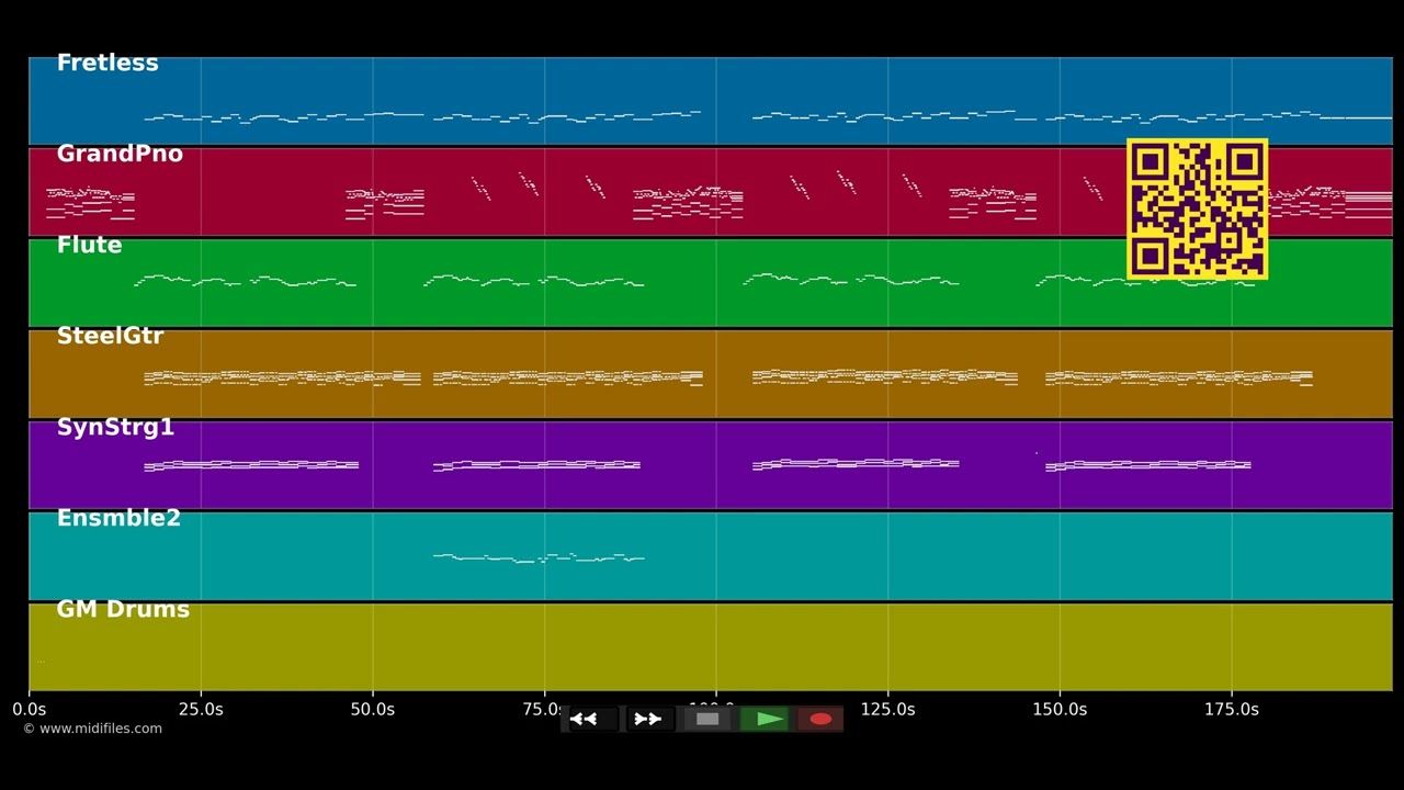 Morning Has Broken - Cat Stevens (MIDI individual tracks)