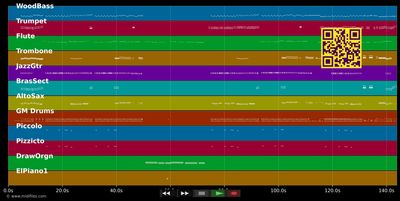 Cabaret Paris - Zarah Leander (MIDI individual tracks)