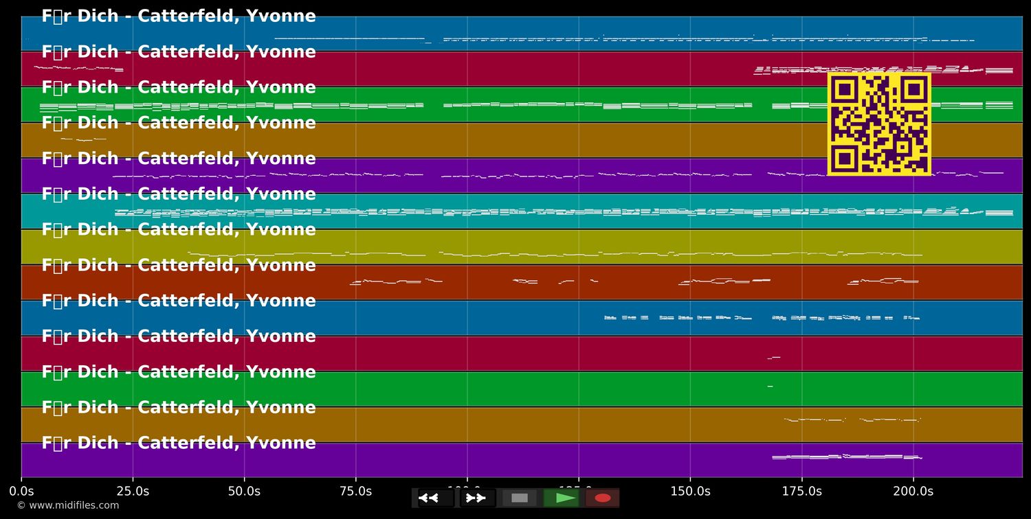 Für Dich - Yvonne Catterfeld (MIDI individual tracks)