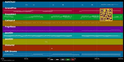 Four To The Floor - Starsailor (MIDI individual tracks)