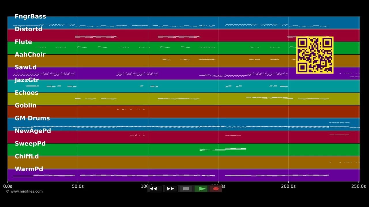 Fragile Tension - Depeche Mode (MIDI individual tracks)