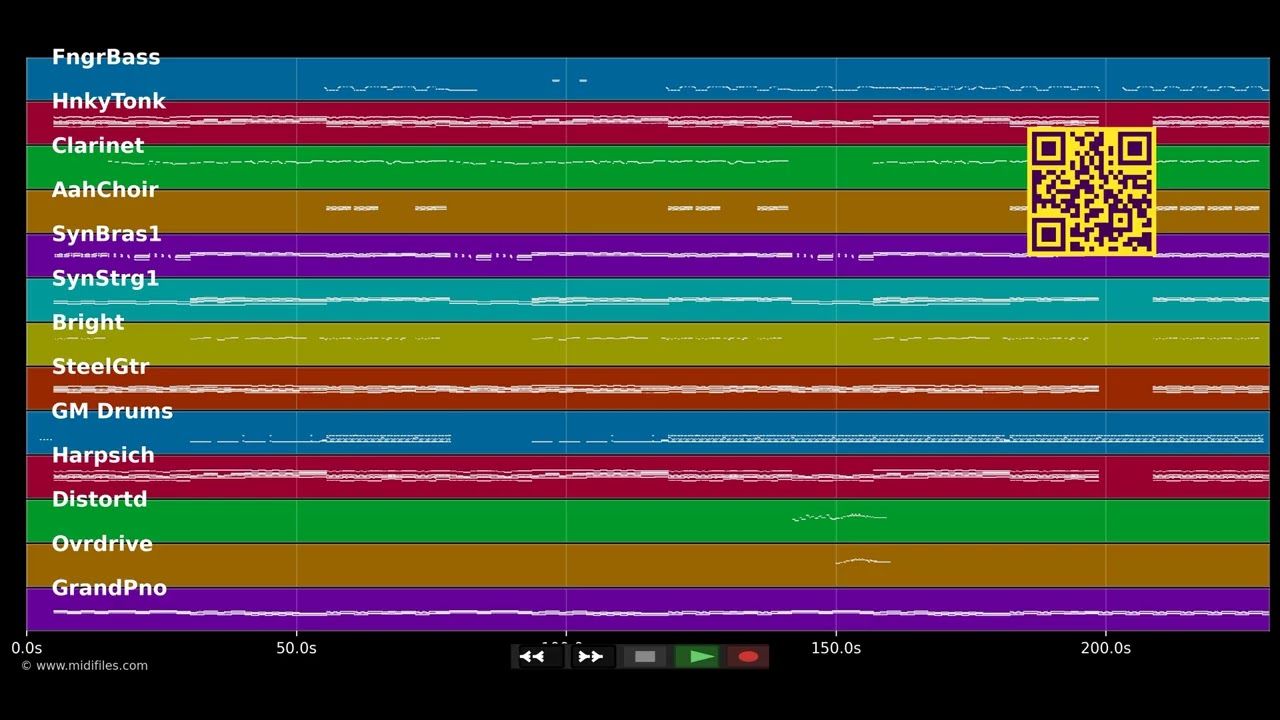 January, February - Barbara Dickson (MIDI individual tracks)