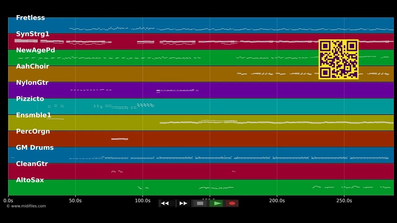 Laß sie reden - Rosenstolz (MIDI GM individual tracks)
