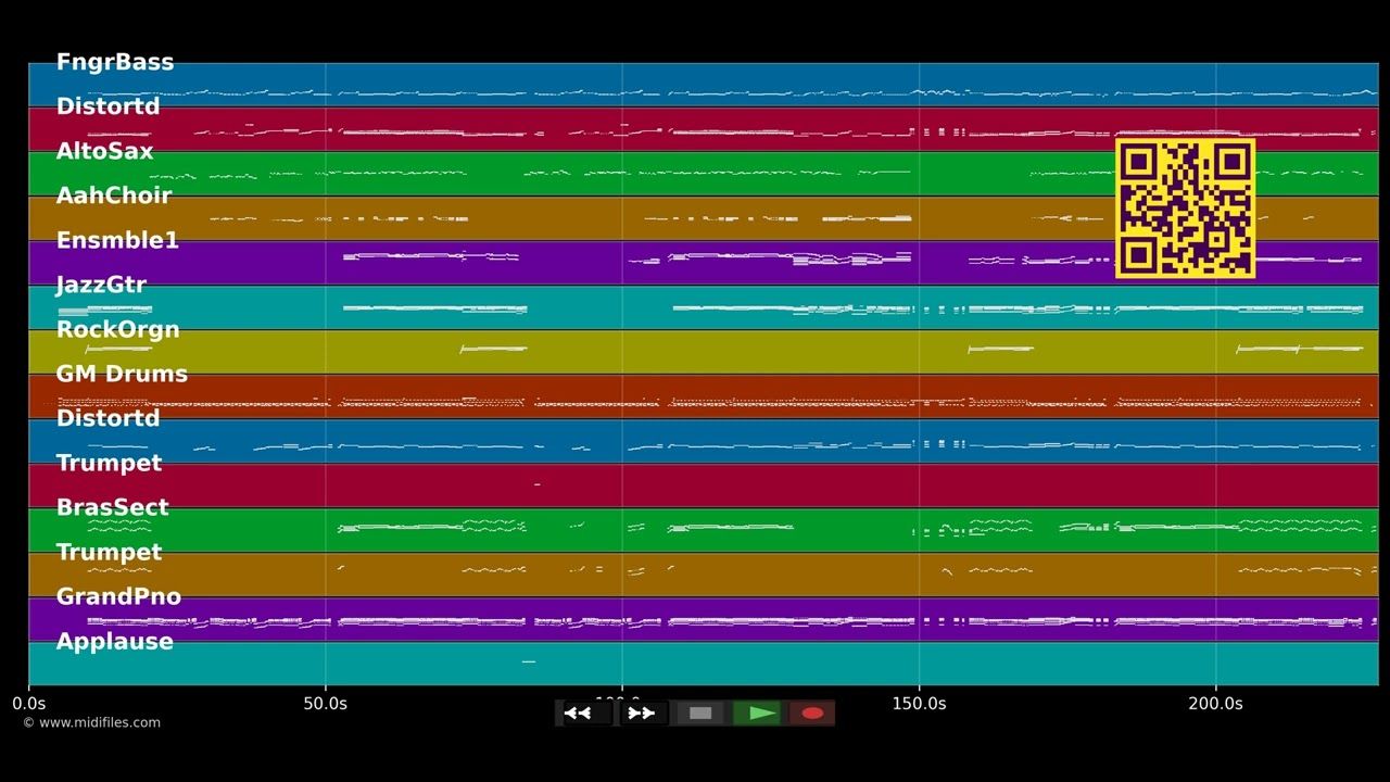 Lies - McFly (MIDI individual tracks)