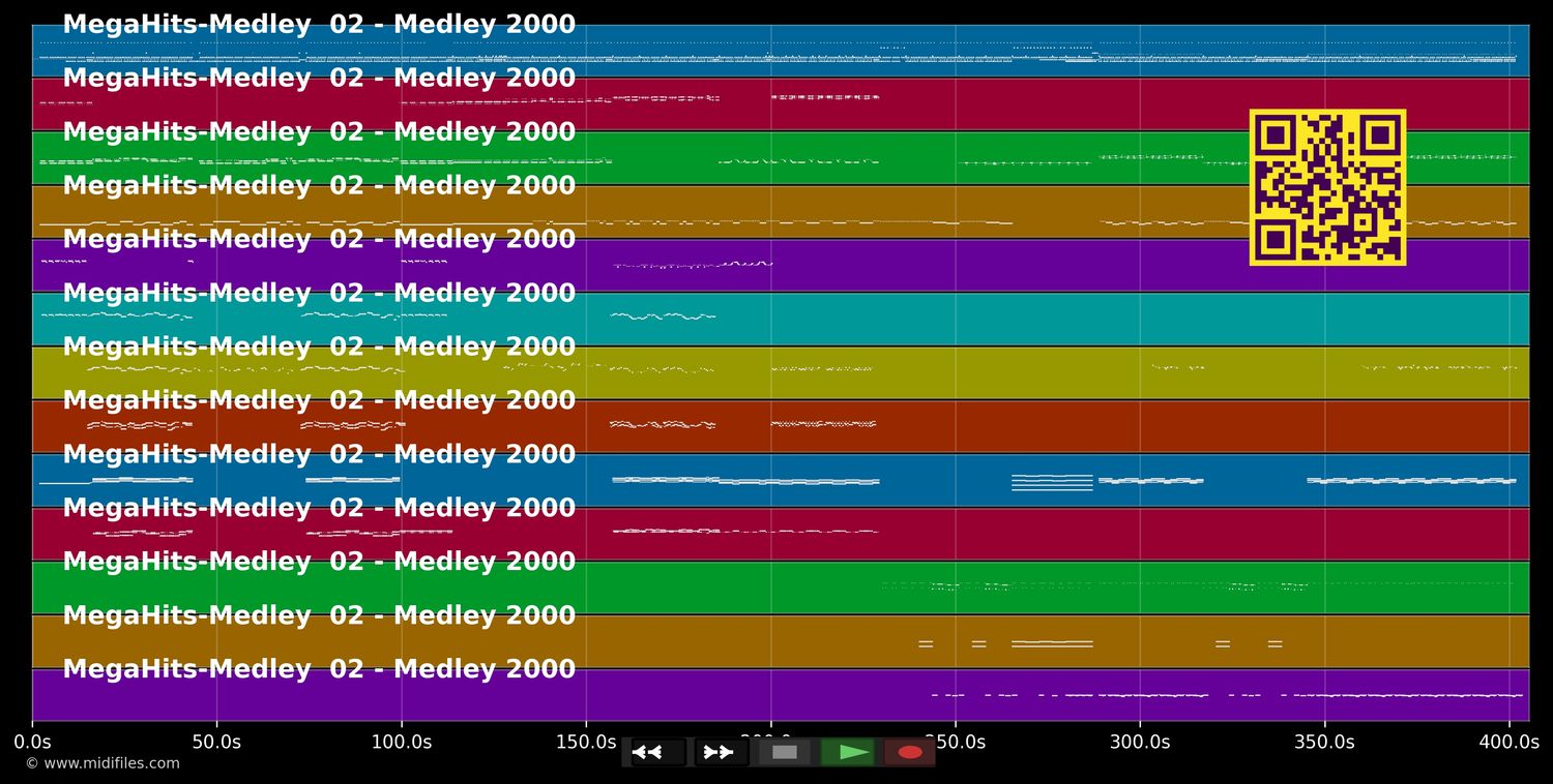 MegaHits-Medley 02 - Medley (MIDI individual tracks)