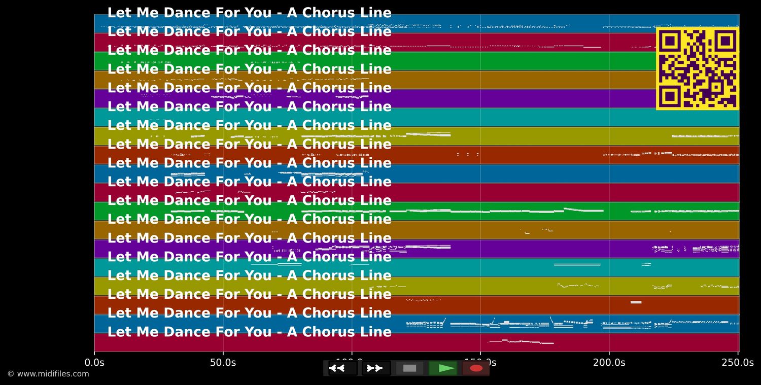 Let Me Dance For You - A Chorus Line (Musical) (MIDI individual tracks)