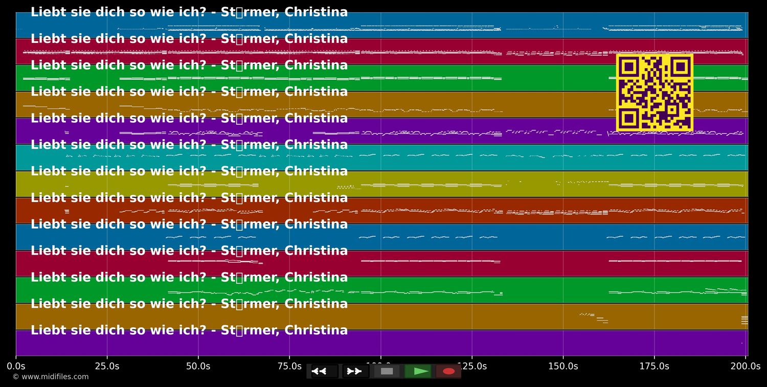Liebt sie dich so wie ich? - Christina Stürmer (MIDI individual tracks)