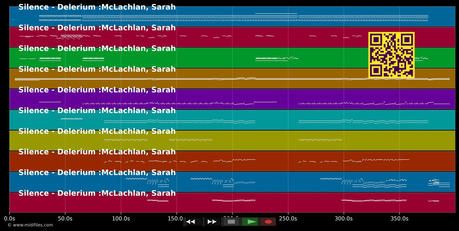 Silence - Delerium &amp; McLachlan Sarah (MIDI individual tracks)