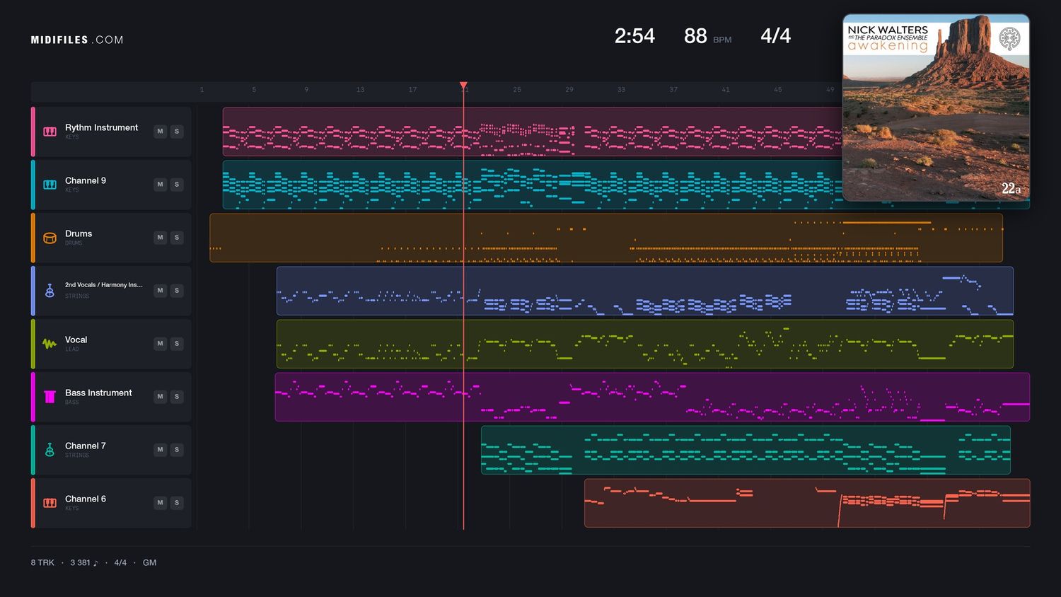 Seasons Of Love - Rent (Musical) (MIDI individual tracks)