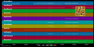 Somewhere Over The Rainbow - Cosmic Gate (MIDI individual tracks)