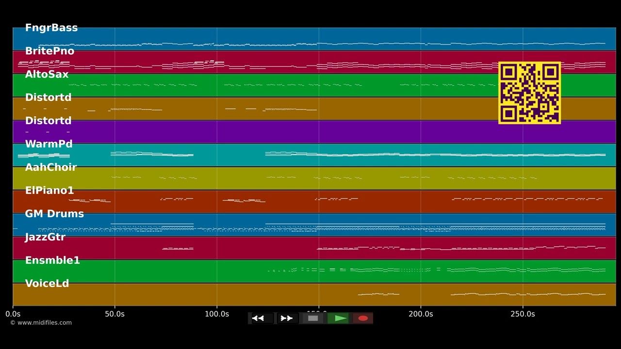 Try Walking In My Shoes - Depeche Mode (MIDI individual tracks)