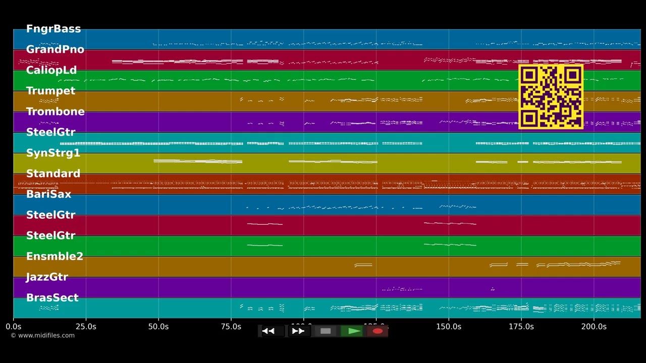 Save The Last Dance For Me - Michael Bublé (MIDI individual tracks)