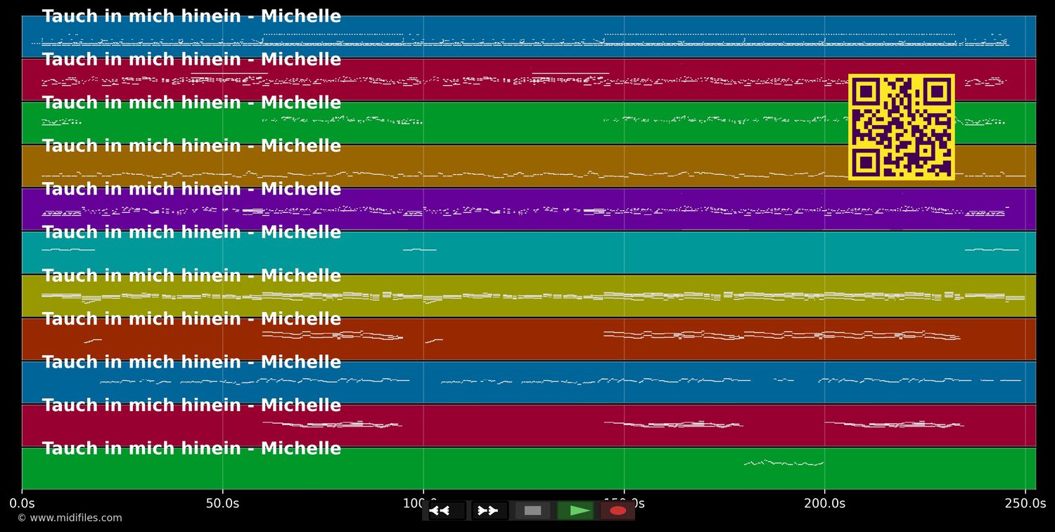 Tauch in mich hinein - Michelle (MIDI individual tracks)