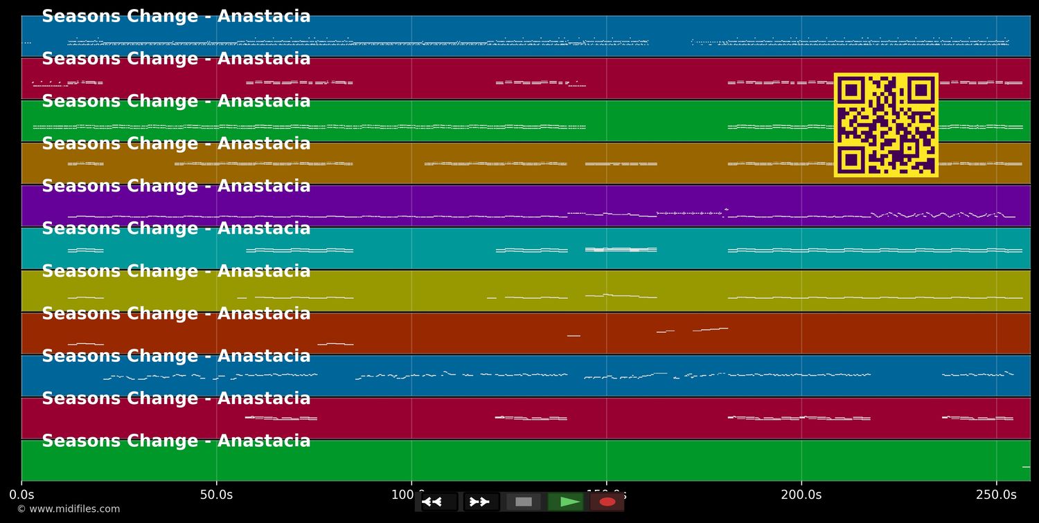 Seasons Change - Anastacia (MIDI individual tracks)