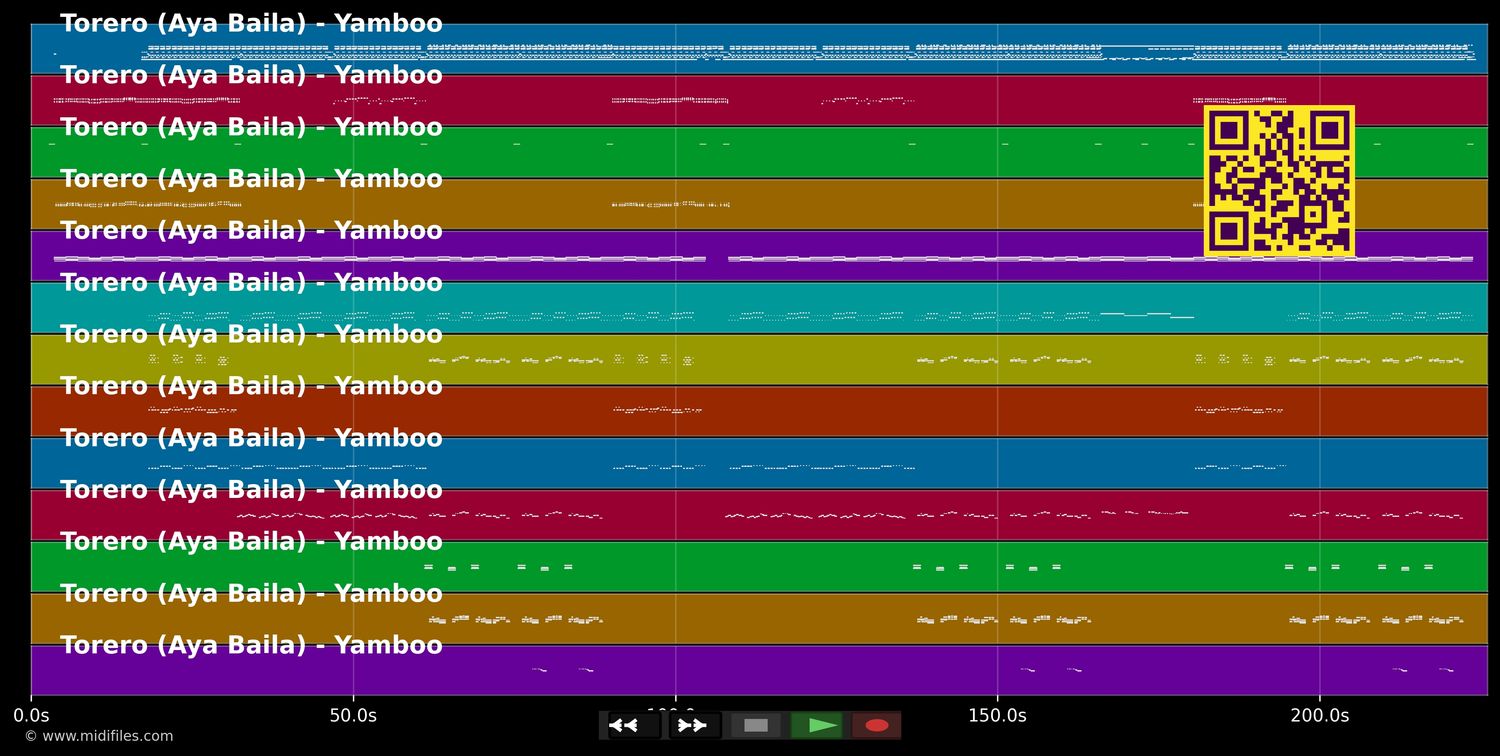 Torero (Aya Baila) - Yamboo (MIDI individual tracks)