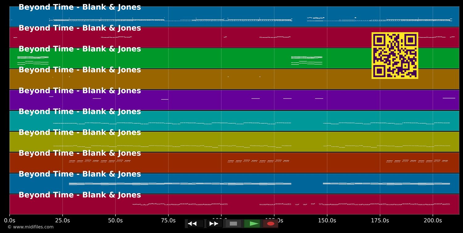 Beyond Time - Blank &amp; Jones (MIDI individual tracks)