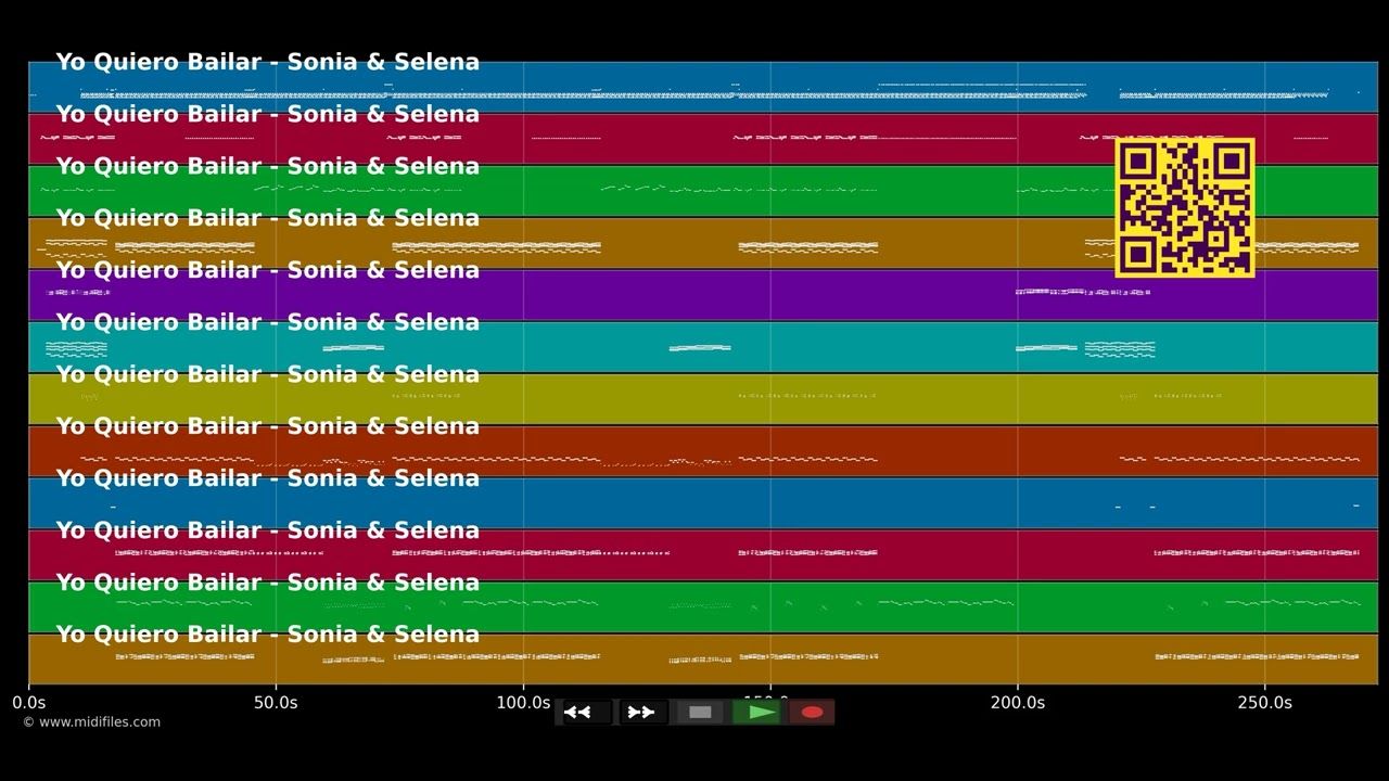 Yo Quiero Bailar - Sonia &amp; Selena (MIDI individual tracks)