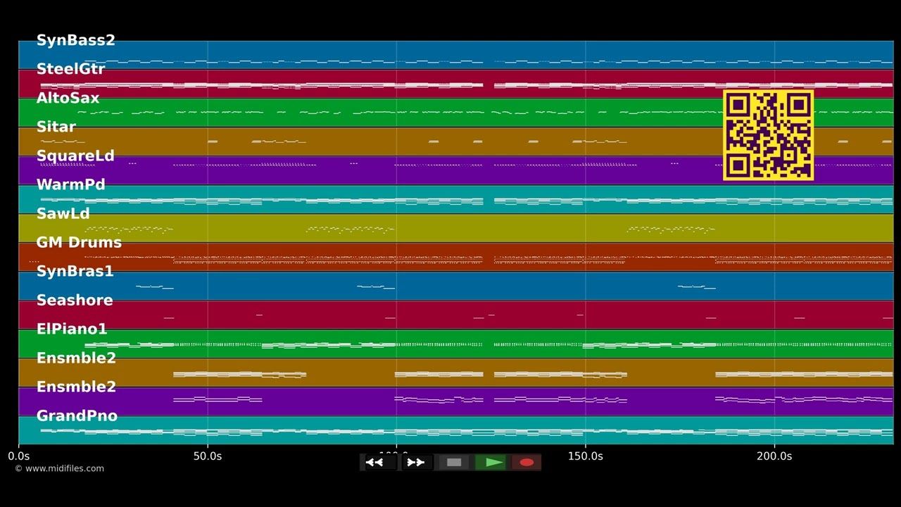 Kein Zurück - Wolfsheim (MIDI individual tracks)