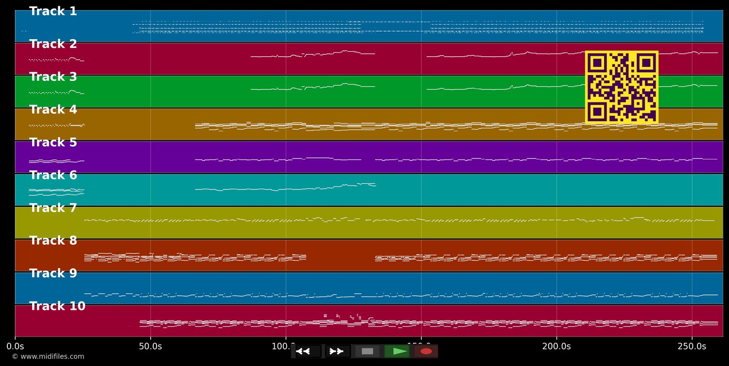 Claire - Gilbert O'Sullivan (MIDI individual tracks)