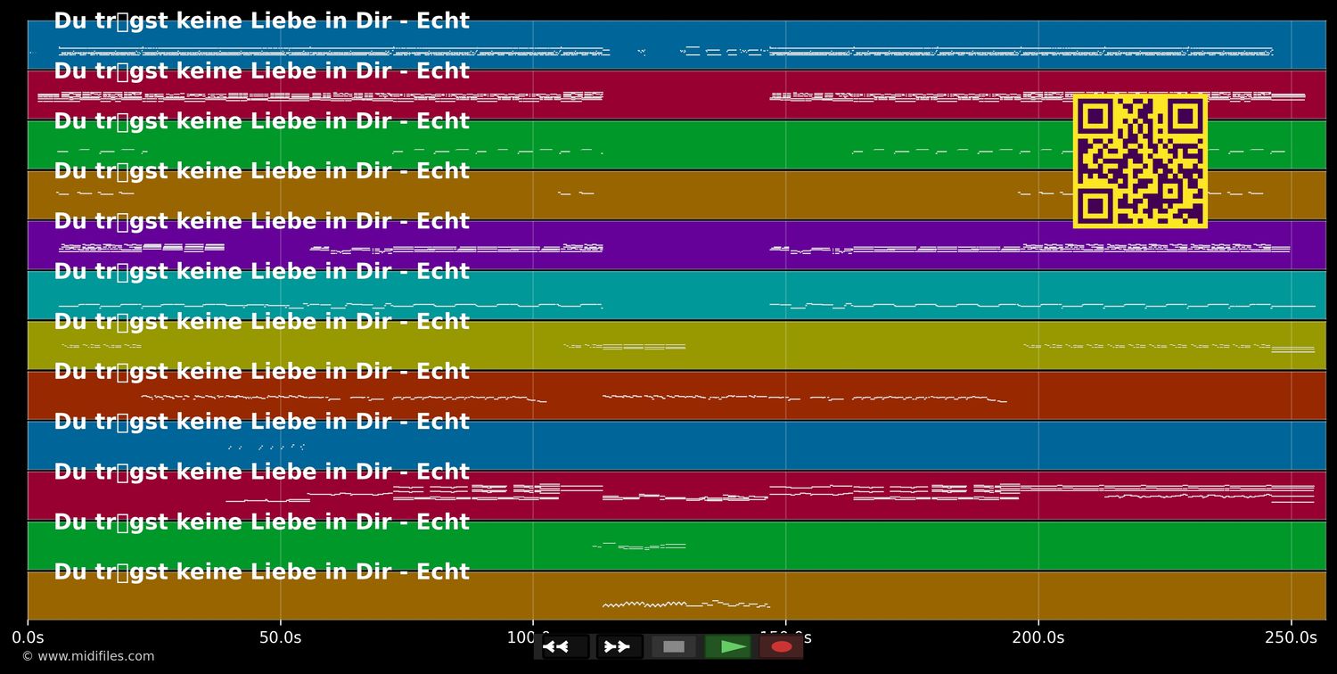Du trägst keine Liebe in Dir - Echt (MIDI individual tracks)