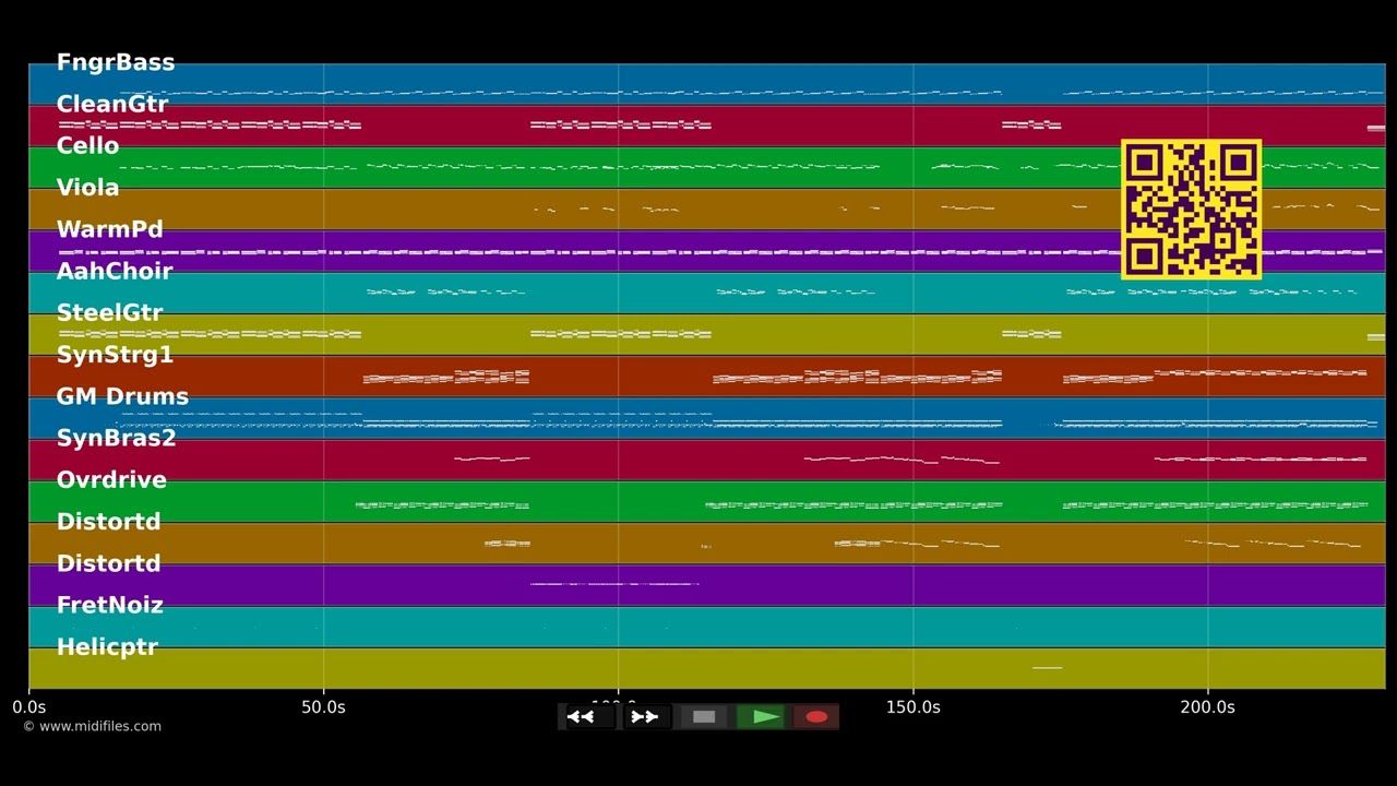 Whataya Want From Me - Adam Lambert (MIDI individual tracks)