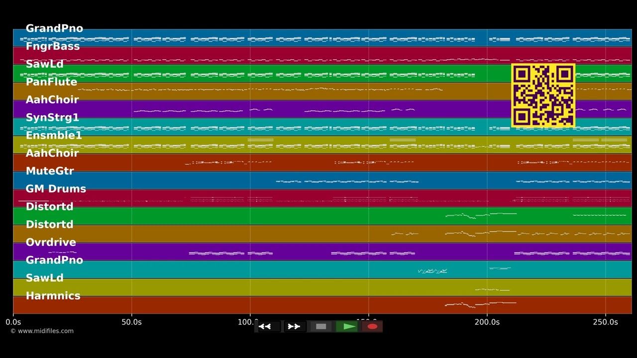 Sleepwalker :LP - Adam Lambert (MIDI individual tracks)