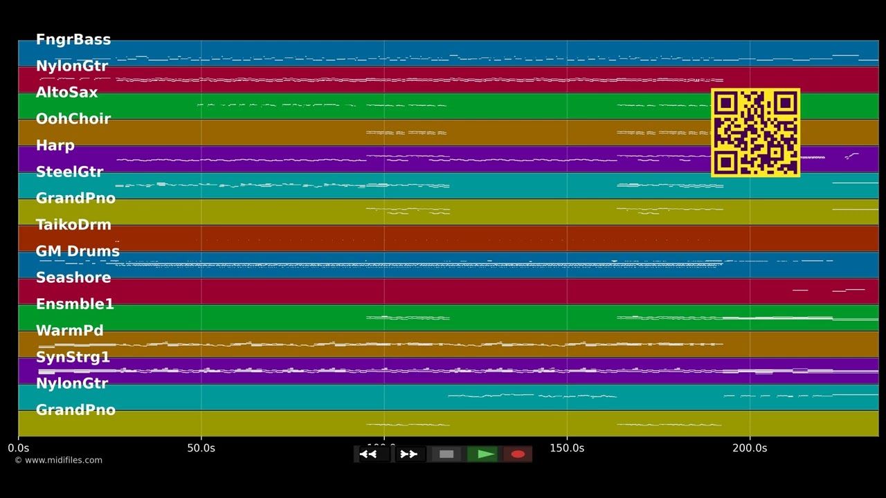 Fragile :Full Orchestra - Sting (MIDI individual tracks)