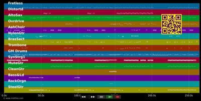 Oye El Boom - David Bisbal (MIDI GM individual tracks)