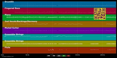 Love's Theme - Barry White (MIDI GM individual tracks)