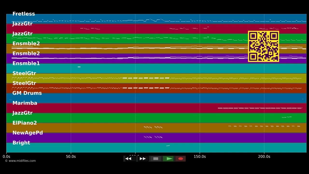 Change Of Address - Shadows (MIDI individual tracks)
