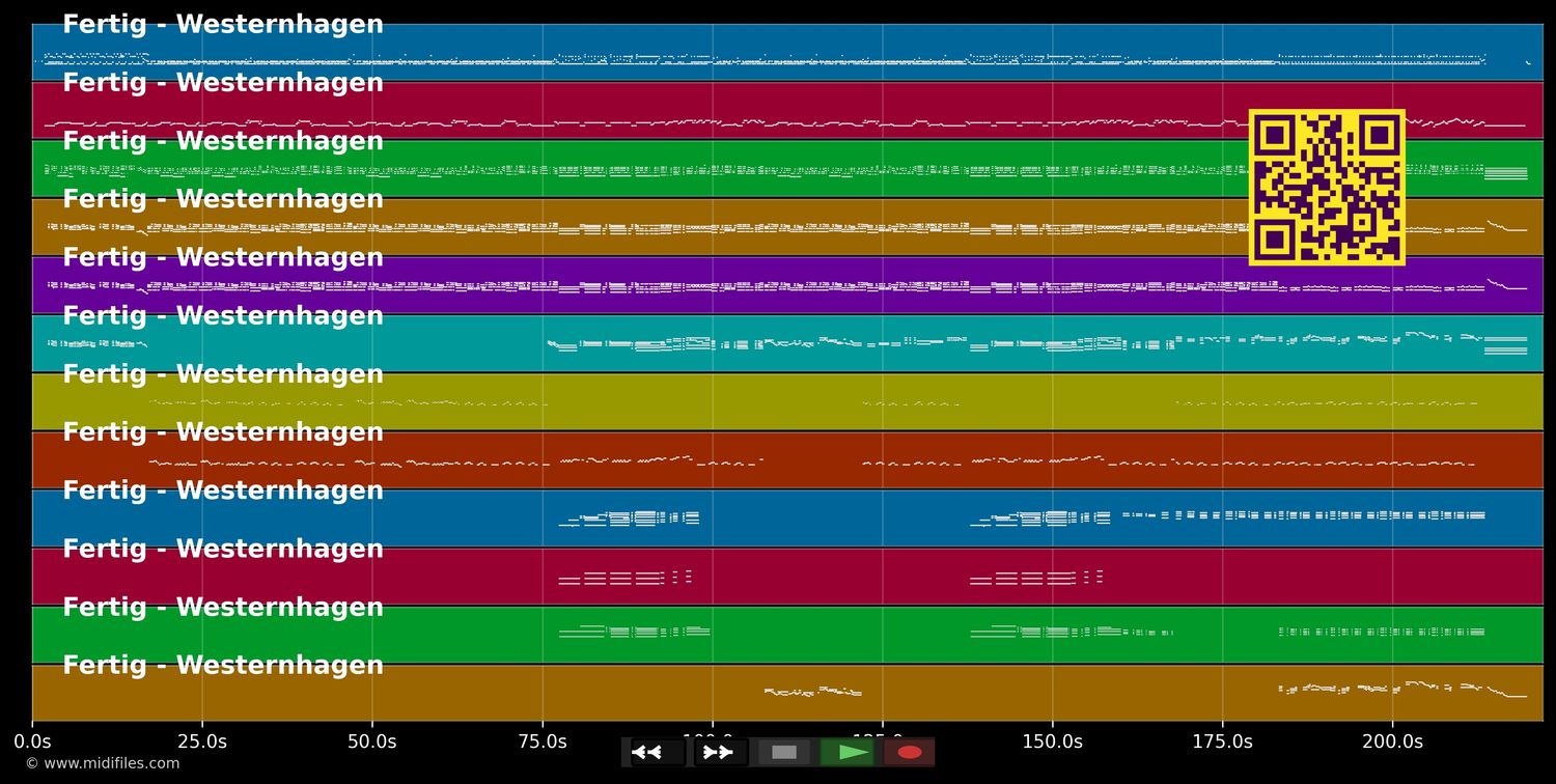 Fertig - Westernhagen (MIDI individual tracks)