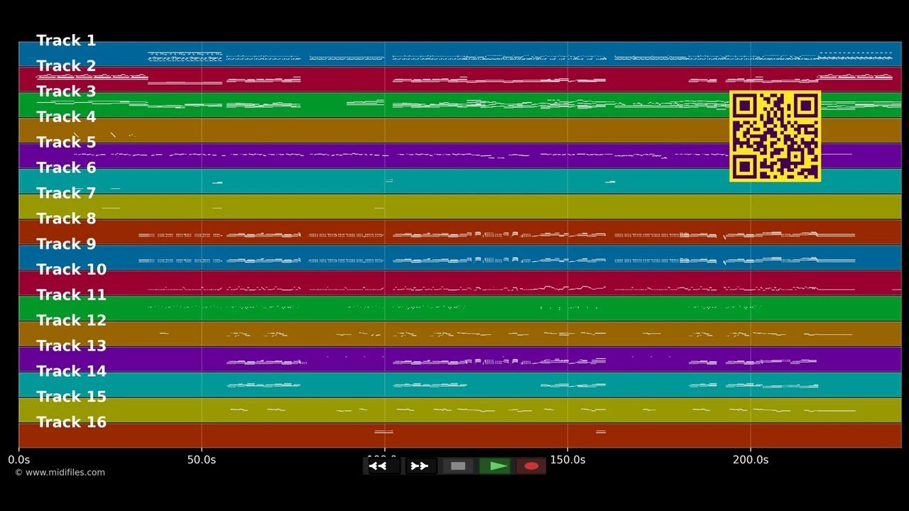 Bring Me To Life - Evanescence (MIDI individual tracks)