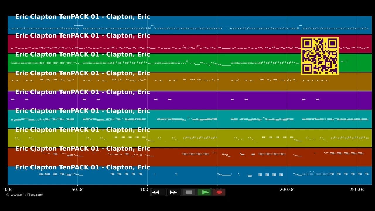 I Shot The Sheriff - Eric Clapton (MIDI individual tracks)