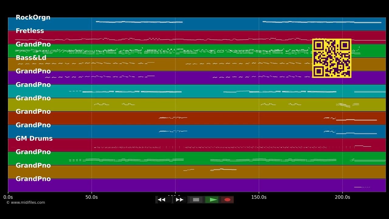 Life On Mars? - David Bowie (MIDI individual tracks)