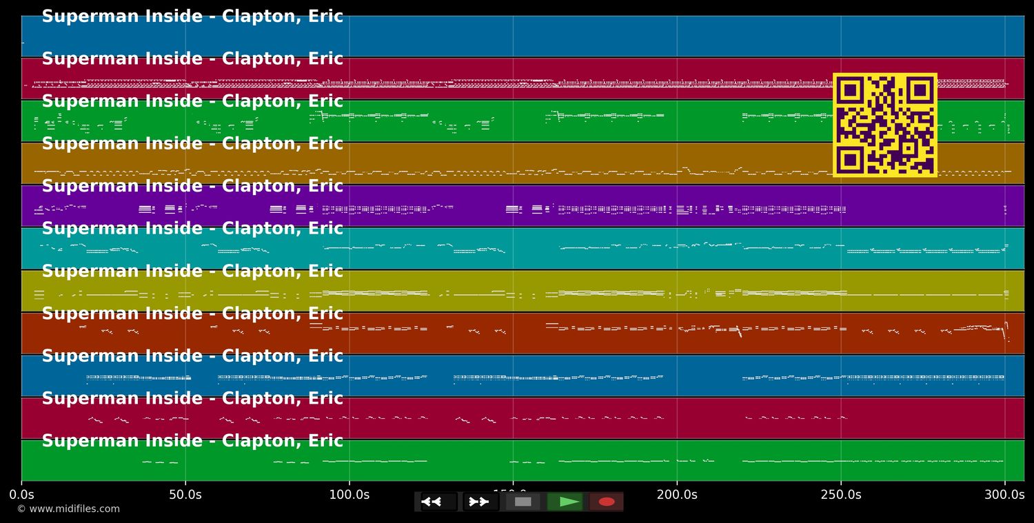 Superman Inside - Eric Clapton (MIDI individual tracks)
