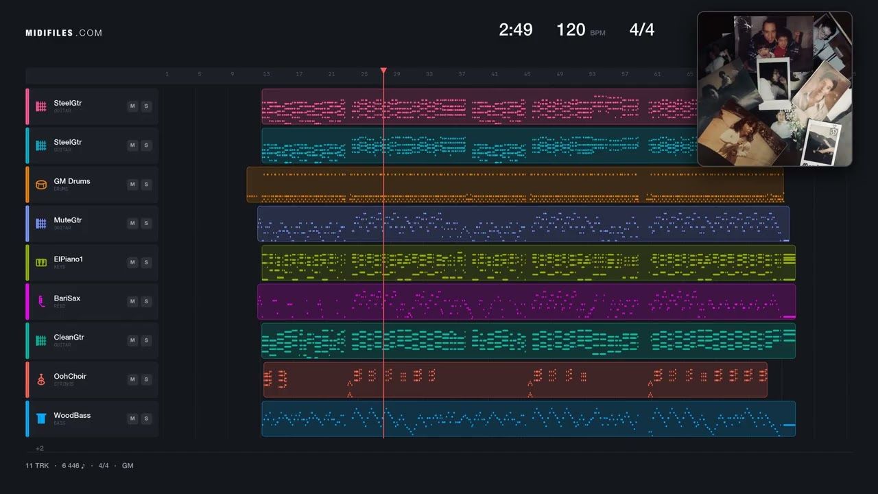 Return To Sender - Elvis Presley (MIDI individual tracks)