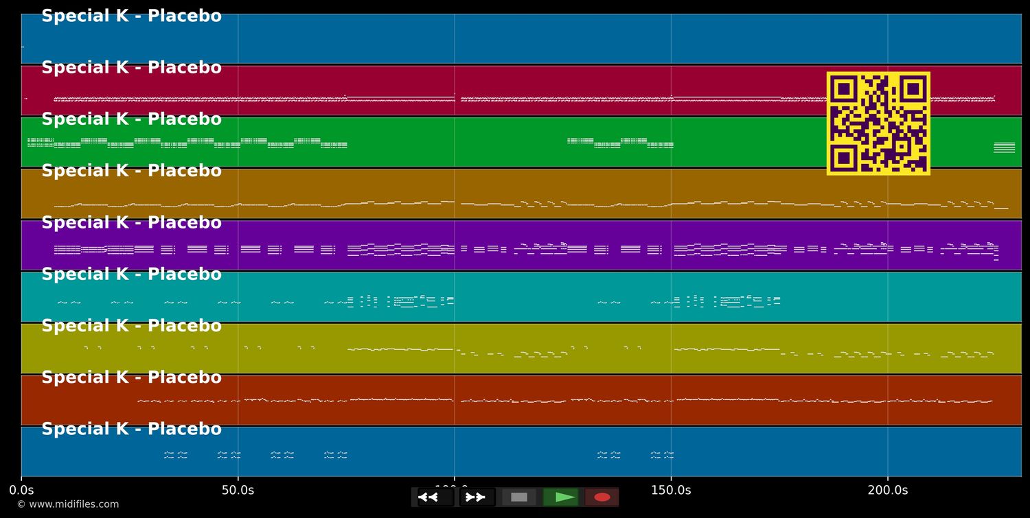 Special K - Placebo (MIDI individual tracks)