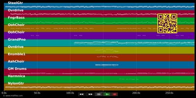 Signes exterieurs de richesse - Johnny Hallyday (MIDI GM individual tracks)