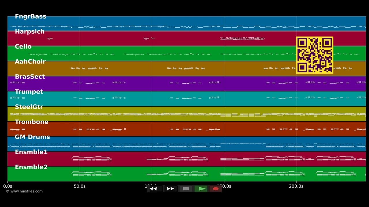 Marlena - Chris Roberts (MIDI individual tracks)
