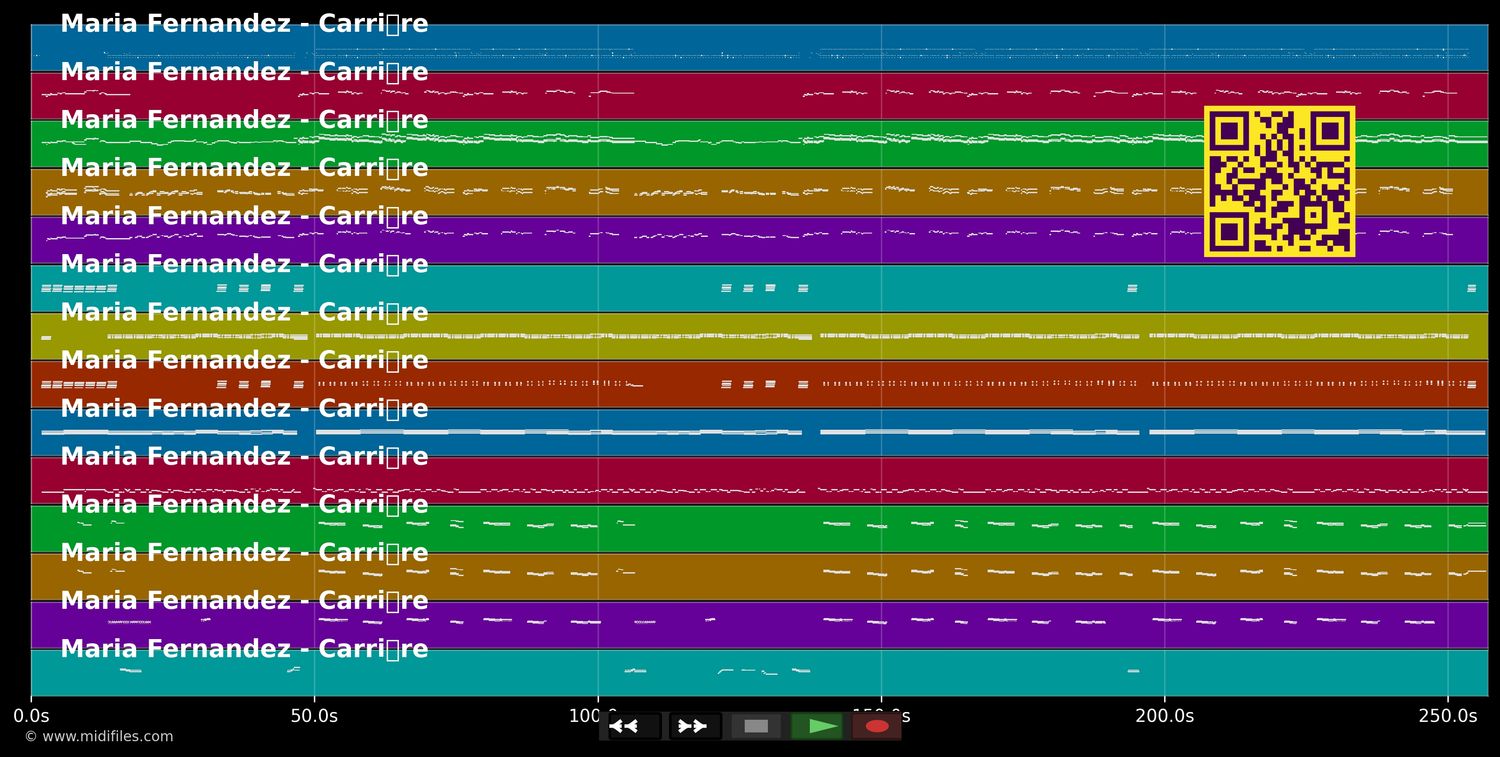 Maria Fernandez - Carrière (MIDI individual tracks)