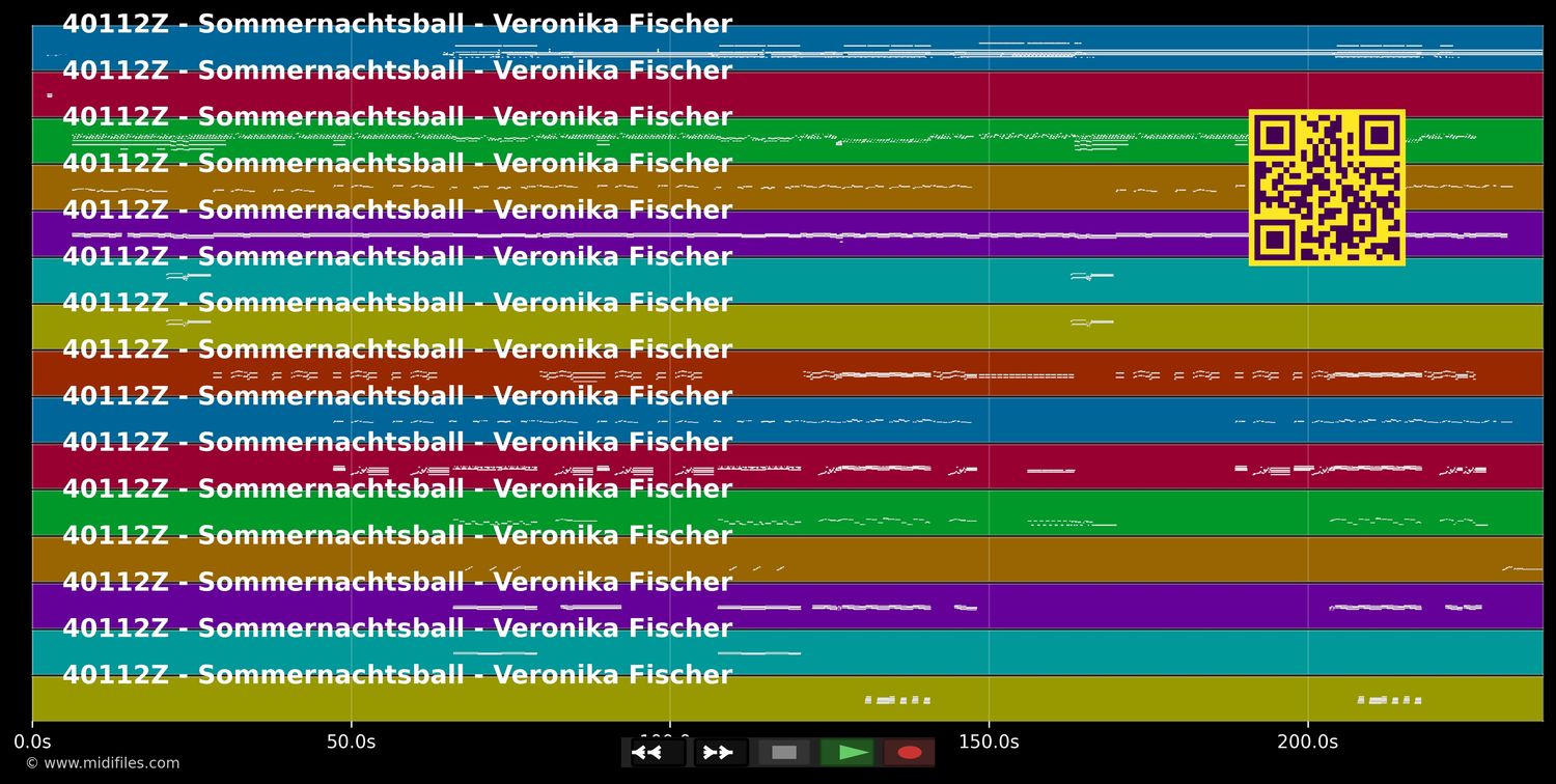 Sommernachtsball - Veronika Fischer (MIDI individual tracks)