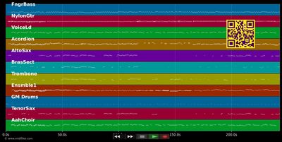 Schunkelparty - Joe Raphael &amp; Party-Singers (MIDI individual tracks)