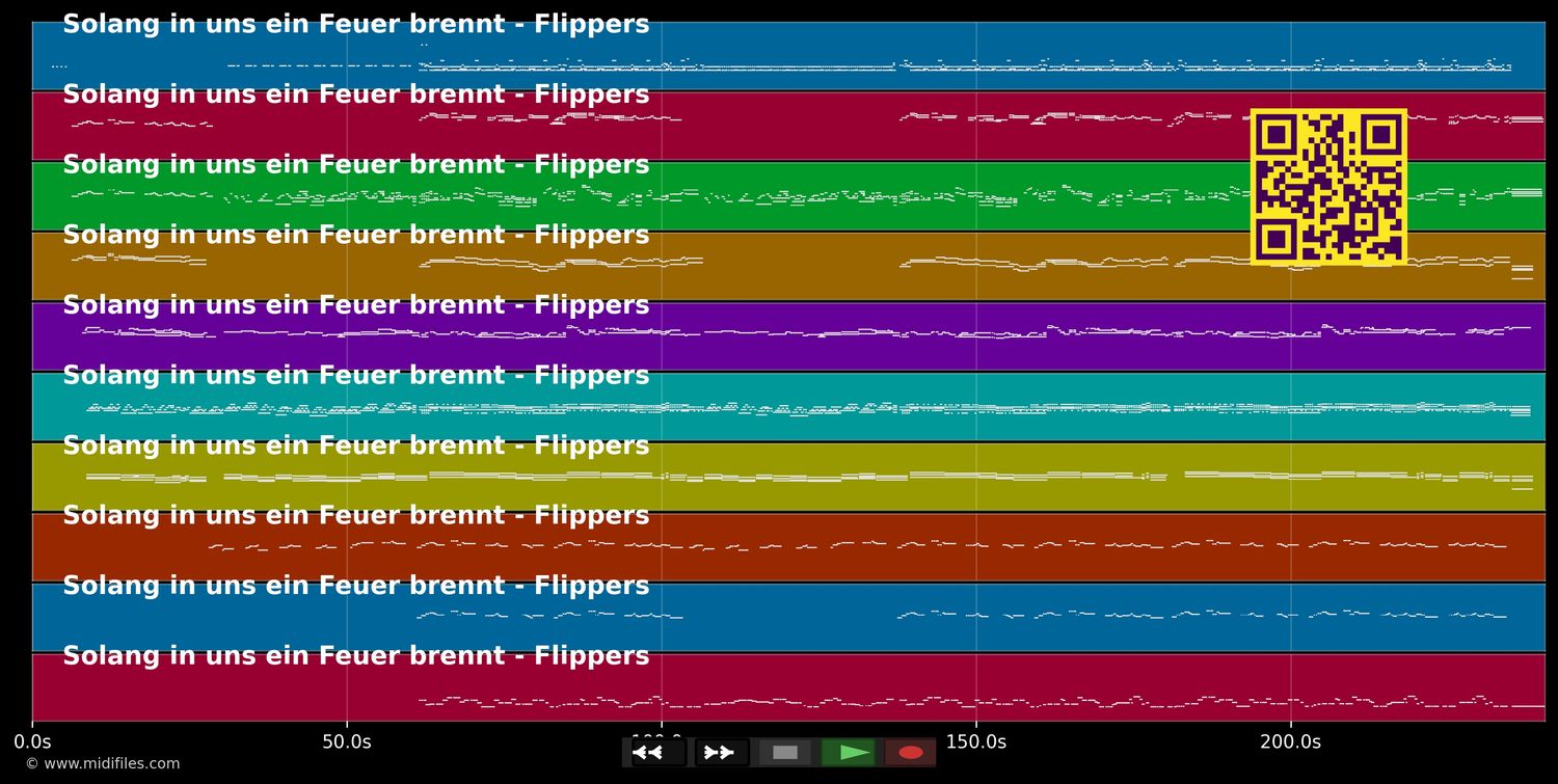 Solang in uns ein Feuer brennt - Flippers (MIDI individual tracks)