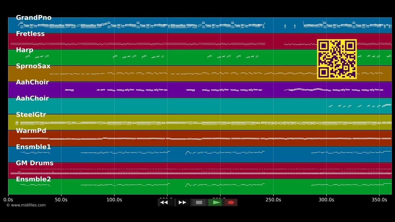 Verlorenes Paradies - Vicky Leandros (MIDI individual tracks)