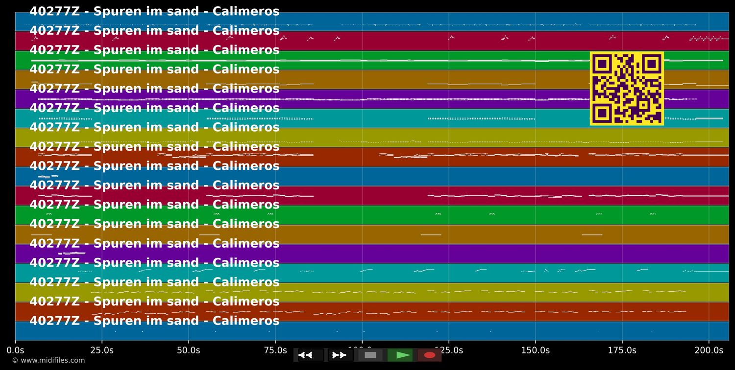 Spuren Im Sand - Calimeros (MIDI individual tracks)