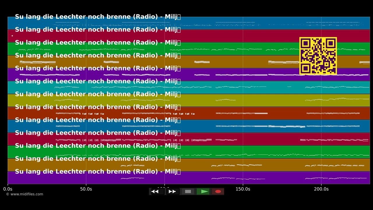 Su lang die Leechter noch brenne (Radio)  - Miljö (MIDI individual tracks)