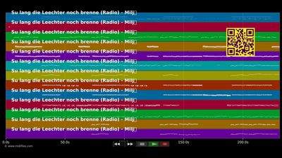 Su lang die Leechter noch brenne (Radio)  - Miljö (MIDI individual tracks)