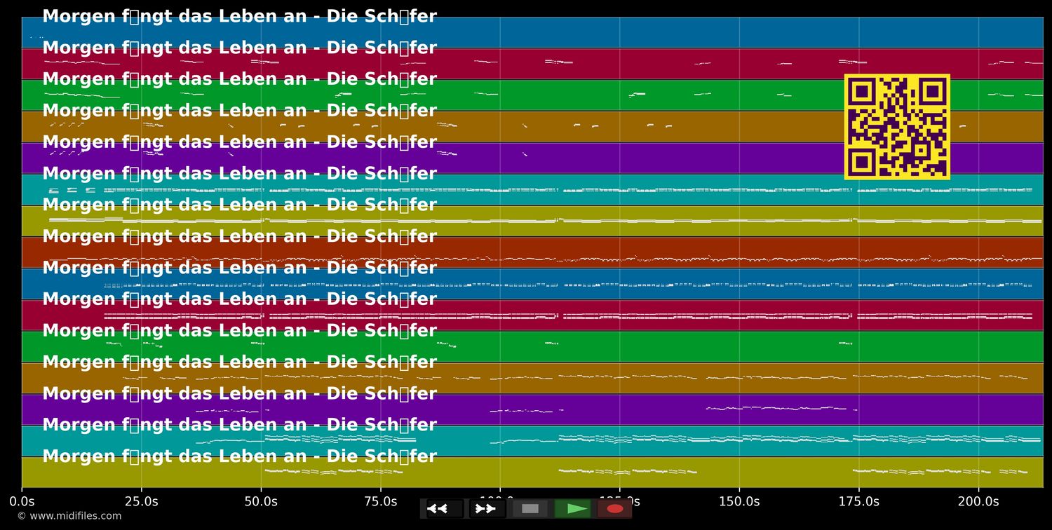 Morgen fängt das Leben an - Schäfer (MIDI individual tracks)