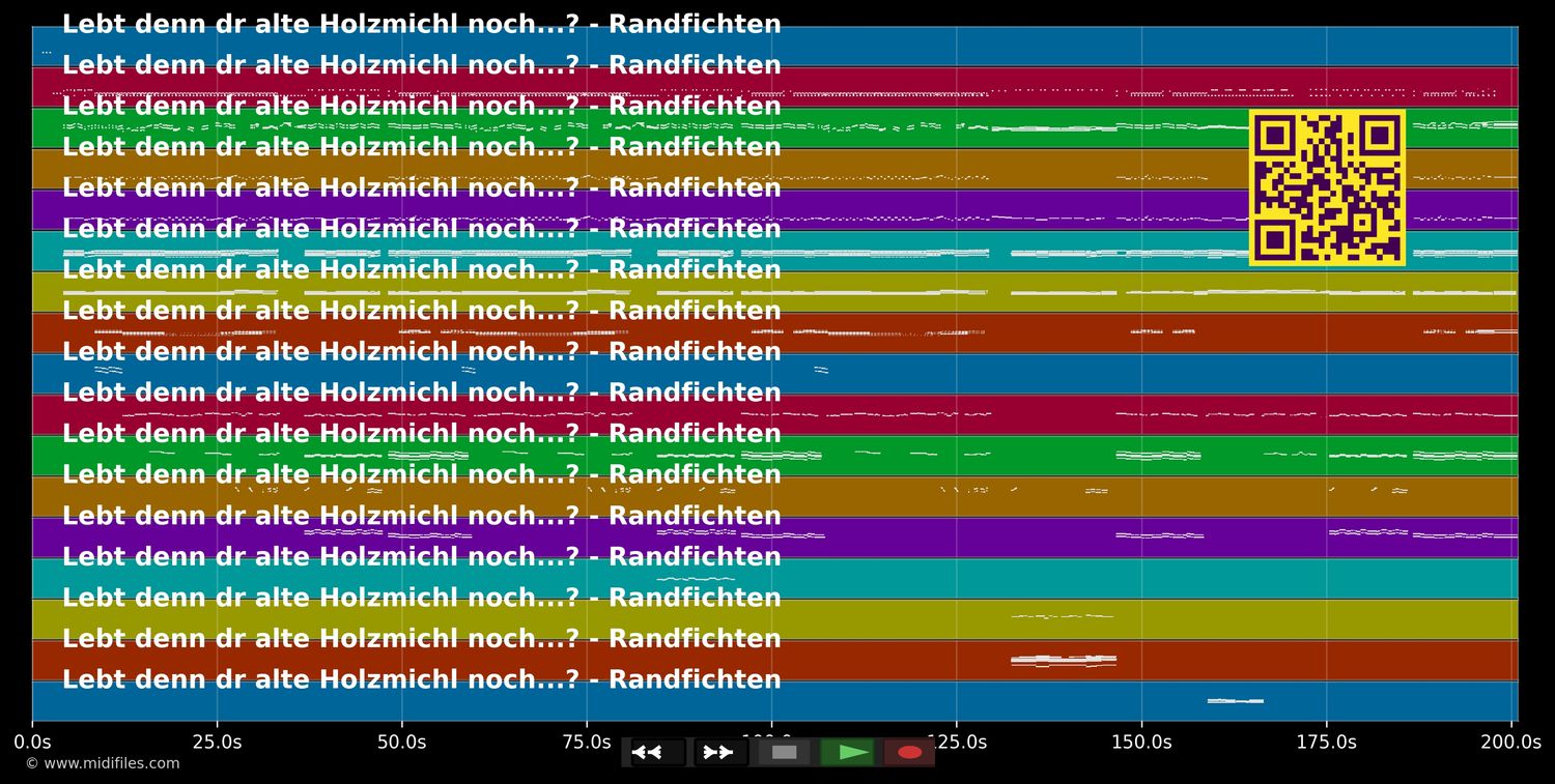Lebt denn dr alte Holzmichl noch...? - Randfichten (MIDI individual tracks)